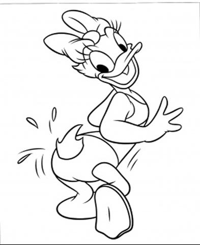 Donal Duck Coloring Pages 10